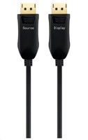 PREMIUMCORD Optický DisplayPort 1.4 pripojovací kábel M/M, pozlátený konektor. 20m