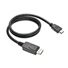 C-TECH DisplayPort/HDMI kábel, 1 m, čierny