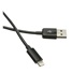 Kábel C-TECH USB 2.0 Nabíjací a synchronizačný kábel Lightning (IP5 a vyšší), 2 m, čierny