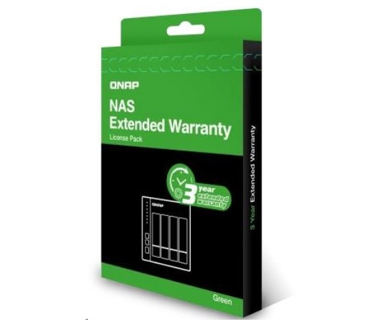 QNAP LIC-NAS-EXTW-GREEN-3Y-EI elektronická prodlužujicí záruka 3 roky