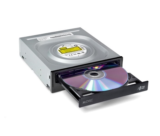 HITACHI LG - interná mechanika DVD-W/CD-RW/DVD±R/±RW/RAM/M-DISC GH24NSD5, 24x SATA, čierna, hromadná bez SW