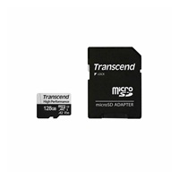 Karta TRANSCEND MicroSDXC 128GB 330S, UHS-I U3 A2 + adaptér
