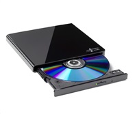 HITACHI LG - externá mechanika DVD-W/CD-RW/DVD±R/±RW/RAM GP57EB40, Slim, čierna, box+SW
