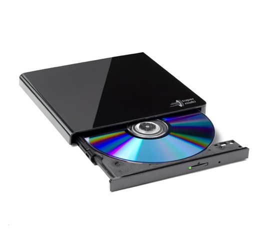 HITACHI LG - externá mechanika DVD-W/CD-RW/DVD±R/±RW/RAM GP57EB40, Slim, čierna, box+SW