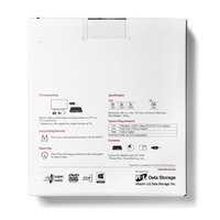 HITACHI LG - externá mechanika DVD-W/CD-RW/DVD±R/±RW/RAM GP57EB40, Slim, čierna, box+SW