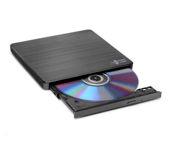 HITACHI LG - externá mechanika DVD-W/CD-RW/DVD±R/±RW/RAM GP60NB60, Slim, čierna, box+SW