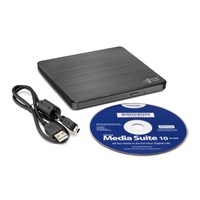 HITACHI LG - externá mechanika DVD-W/CD-RW/DVD±R/±RW/RAM GP60NB60, Slim, čierna, box+SW