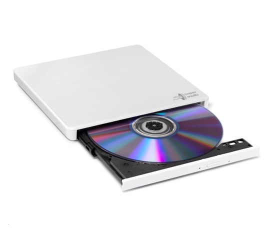 HITACHI LG - externá mechanika DVD-W/CD-RW/DVD±R/±RW/RAM GP60NW60, Slim, biela, krabica+SW