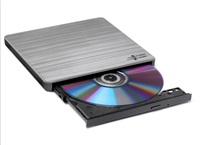 HITACHI LG - externá mechanika DVD-W/CD-RW/DVD±R/±RW/RAM GP60NS60, Slim, Silver, box+SW