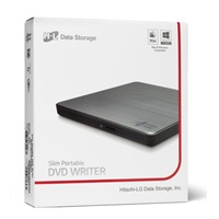 HITACHI LG - externá mechanika DVD-W/CD-RW/DVD±R/±RW/RAM GP60NS60, Slim, Silver, box+SW