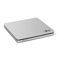 HITACHI LG - Externý DVD-W/CD-RW/DVD±R/±RW/RAM/M-DISC GP70NS50, Blade Ultra Slim, strieborný, krabica+SW