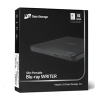 HITACHI LG - Externý disk BD-W/CD-RW/DVD±R/±RW/RAM/M-DISC BP55EB40, čierny, box+SW