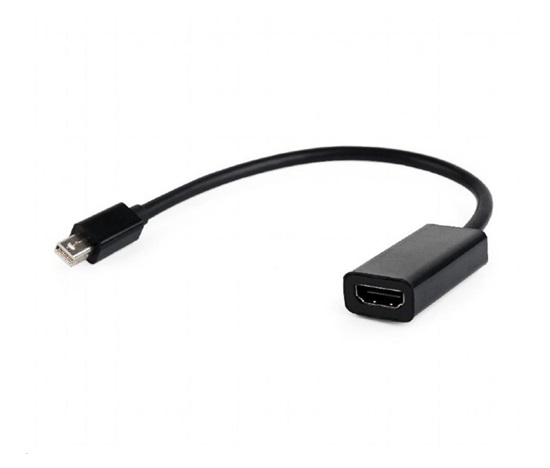 GEMBIRD Cable CABLEXPERT červená. miniDisplayport na HDMI, M/F, čierny