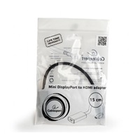 GEMBIRD Cable CABLEXPERT červená. miniDisplayport na HDMI, M/F, čierny