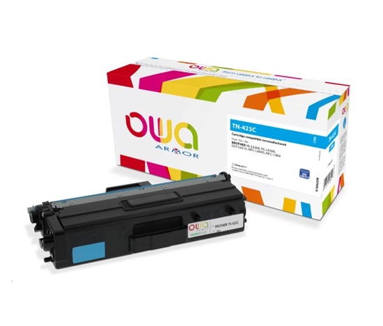 OWA Armor toner pre BROTHER HL-L 8260, 4.000 str., com. s TN423C modrá/cyan