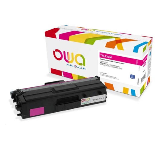 OWA Armor toner pre BROTHER HL-L 8260, 4.000 str., com. s TN423M červená/purpurová