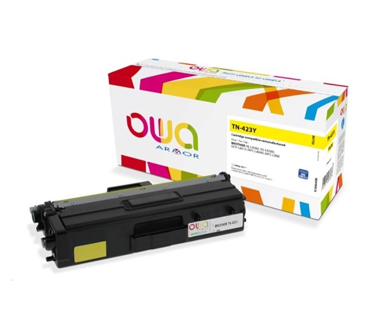OWA Armor toner pre BROTHER HL-L 8260, 4.000 str., com. s TN423Y žltá/žltá