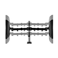 Stolný držiak ARCTIC Z2 (Gen3) pre 2x LCD do 34", nosnosť 2x15 kg, 4x USB HUB, čierny