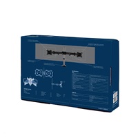 Stolný držiak ARCTIC Z2 (Gen3) pre 2x LCD do 34", nosnosť 2x15 kg, 4x USB HUB, čierny