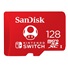 SanDisk MicroSDXC karta 128GB for Nintendo Switch (R:100/W:90 MB/s, UHS-I, V30,U3, C10, A1) licensed Product,Super Mario