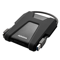 Externý pevný disk ADATA 1TB 2,5" USB 3.1 AHD680, čierna (guma, odolná voči nárazom)