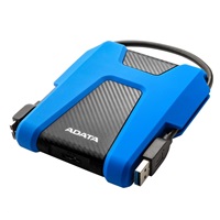 Externý pevný disk ADATA 1TB 2,5" USB 3.1 AHD680, modrá (guma, odolná voči nárazom)