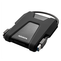 Externý pevný disk ADATA 2TB 2,5" USB 3.1 AHD680, čierna (guma, odolná voči nárazom)