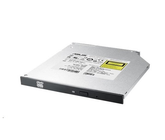 ASUS Slim DVD Writer SDRW-08U1MT/SLIM/BLACK/BULK, čierna, SATA, M-Disc, hromadná (bez SW)