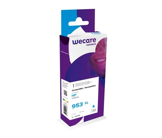 WECARE ARMOR kazeta pre HP OfficeJet Pro 8218, 8710, 8720, 8730, 8740 modrá 26 ml (953XL)