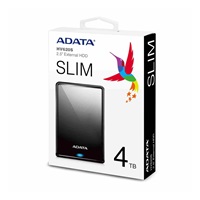 Externý pevný disk ADATA 4TB 2,5" USB 3.0 DashDrive HV620S, čierna