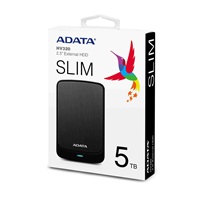Externý pevný disk ADATA 5TB 2,5" USB 3.1 AHV320, čierna