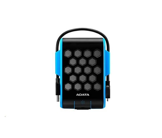 Externý pevný disk ADATA 2TB 2,5" USB 3.1, DashDrive™ Durable HD720, G-senzor, modrý, (gumový, odolný voči vode/nárazom)