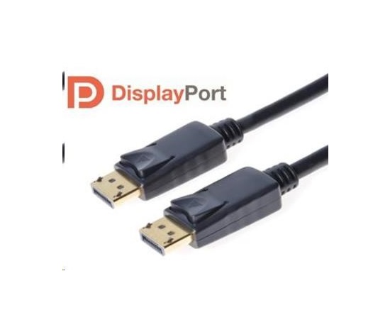 PREMIUMCORD DisplayPort 1.2 pripojovacie káble M/M, pozlátené konektory, 1.5m