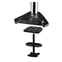 Stolný držiak ARCTIC Z2 Pro (Gen3) pre 2x LCD do 34", nosnosť 2x15 kg, 4x USB HUB, čierny