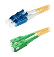 XtendLan duplexný prepojovací kábel SM 9/125, OS2, LC(PC)-SC(APC), LS0H, 3 m