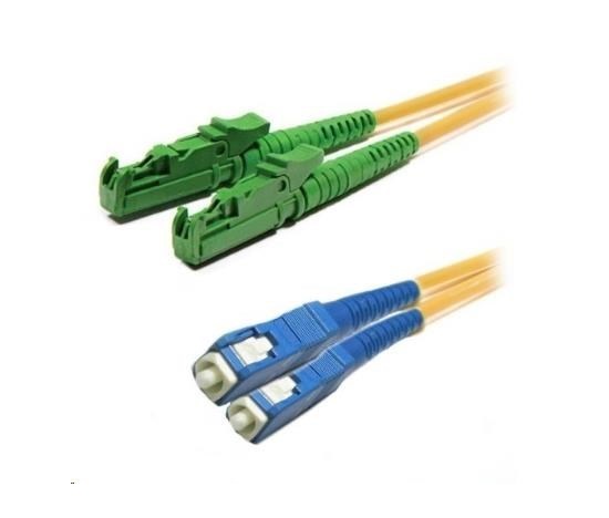 Obojstranný prepojovací kábel SM 9/125, OS2, E2000(APC)-SC(PC), LS0H, 2m
