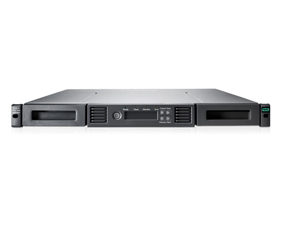 HPE StoreEver MSL 1/8 G2 0-drive Tape Autoloader (8 slots, zero drives).