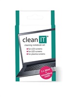 CLEAN IT Čistiaci roztok na notebooky s utierkou, 2x30 ml