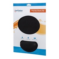 MANHATTAN Podložka pod myš, gélová, čierna