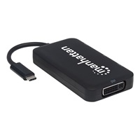 MANHATTAN USB-C na HDMI/DP/VGA/DVI dokovacia stanica