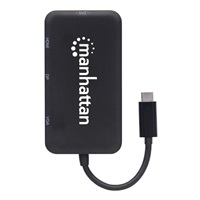 MANHATTAN USB-C na HDMI/DP/VGA/DVI dokovacia stanica