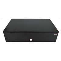 Pokladničná zásuvka Virtuos SK-500C, s káblom 24V, viazač 6/8, 9-24V, čierna