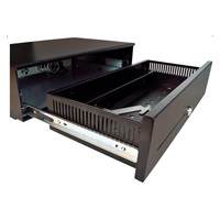 Pokladničná zásuvka Virtuos SK-500C, s káblom 24V, viazač 6/8, 9-24V, čierna