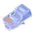 Konektor RJ45 UTP (8p8c), Cat5E, 30µm, licna(lanko) - 100 ks