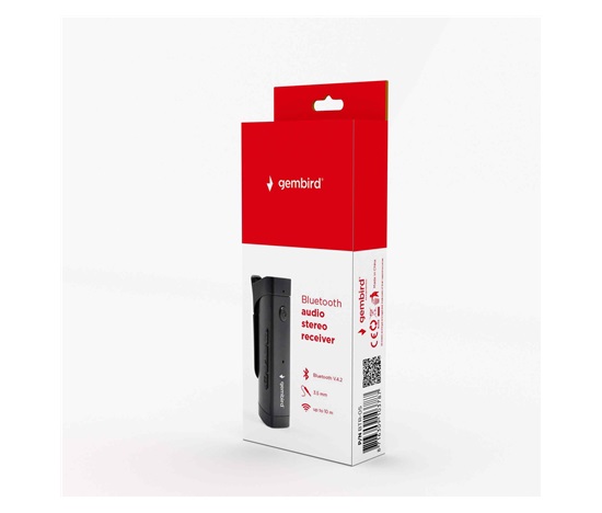 GEMBIRD USB Bluetooth adaptér v4.2, stereo audio prijímač, čierny