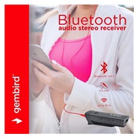 GEMBIRD USB Bluetooth adaptér v4.2, stereo audio prijímač, čierny