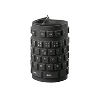 BAZAR C-TECH klávesnice FK-01, gelová, flexibilní, černá, USB, CZ/SK "POŠKOZENÝ OBAL"