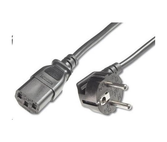 PREMIUMCORD Napájací kábel 230V/10A, zahnutá vidlica, 2 m