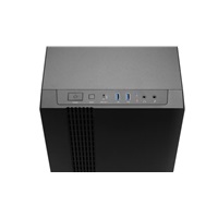 Skriňa CHIEFTEC Uni Series/Miditower, UK-02B-OP, USB 3.0, bez napájania, čierna