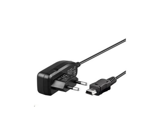 Goobay Napájací a nabíjací adaptér 230V na mini USB pre mobilné telefóny, 1A